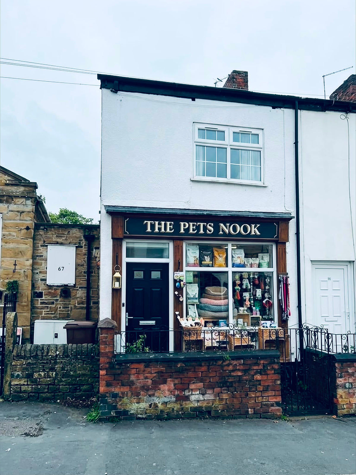 The Pets Nook shopfront in Romiley
